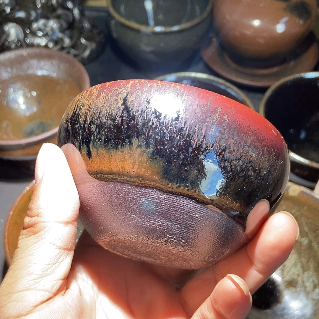 美***茶茶盏98 建窑建盏建阳微瑕