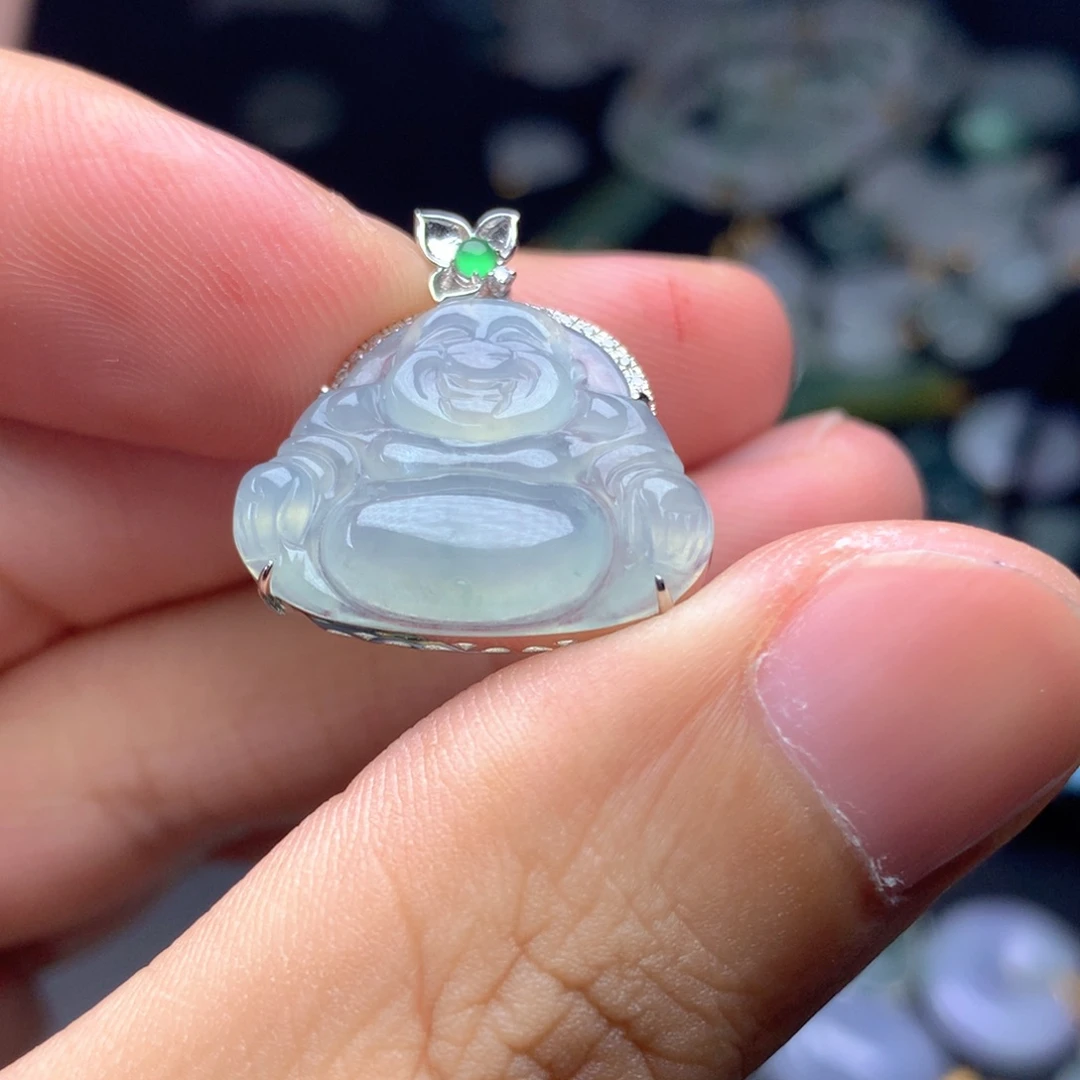 【闪购商品】翡翠18K金镶嵌颈饰翡翠