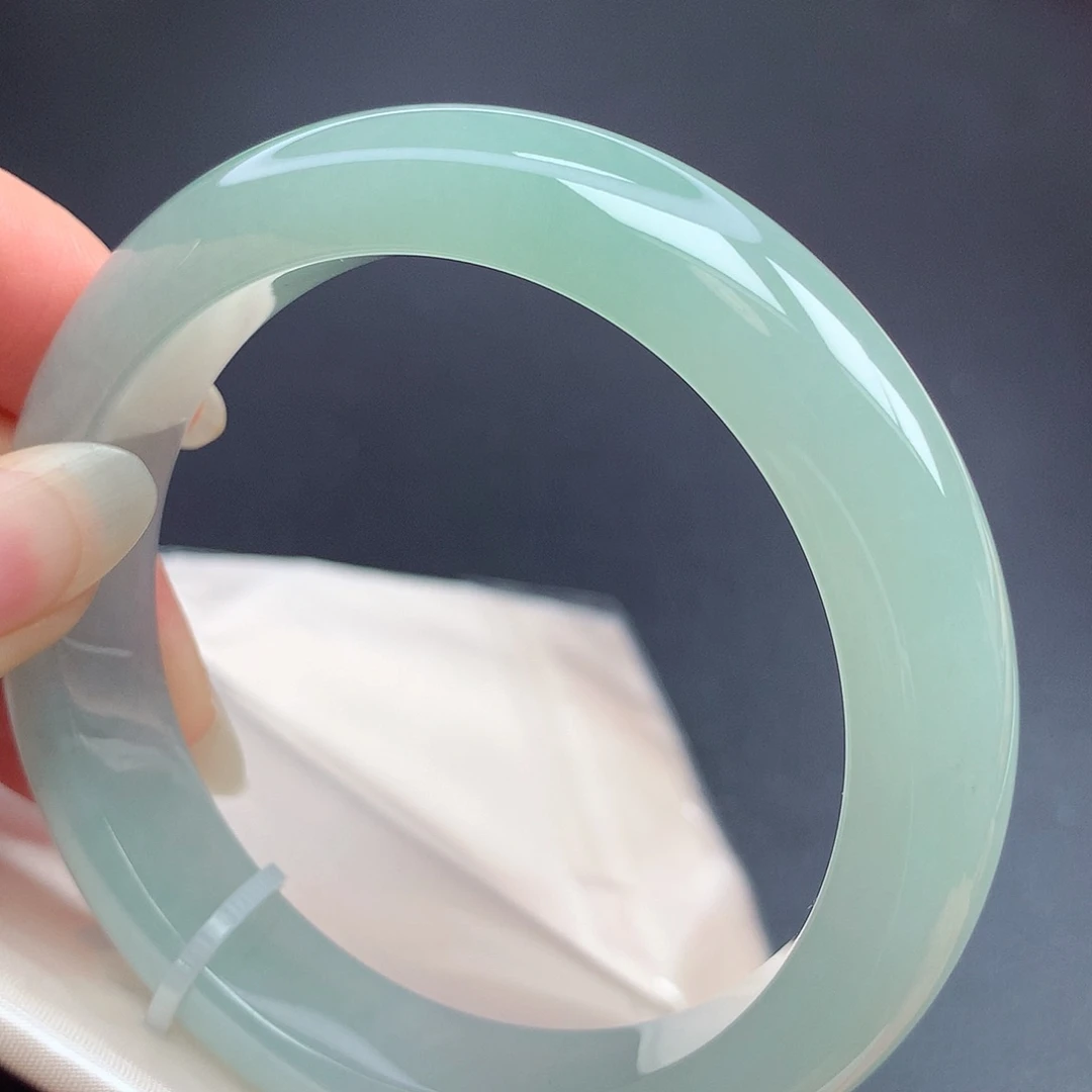 翡翠未镶嵌手镯58.3圈口