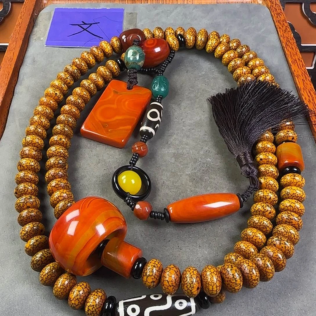 吊坠星月菩提脖挂