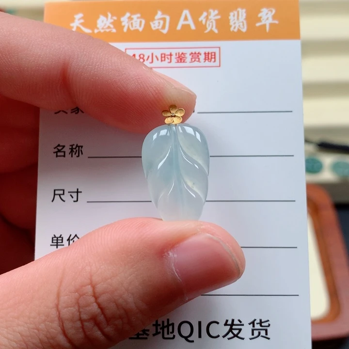 【闪购商品】翡翠颈饰未镶嵌?*雅叶子