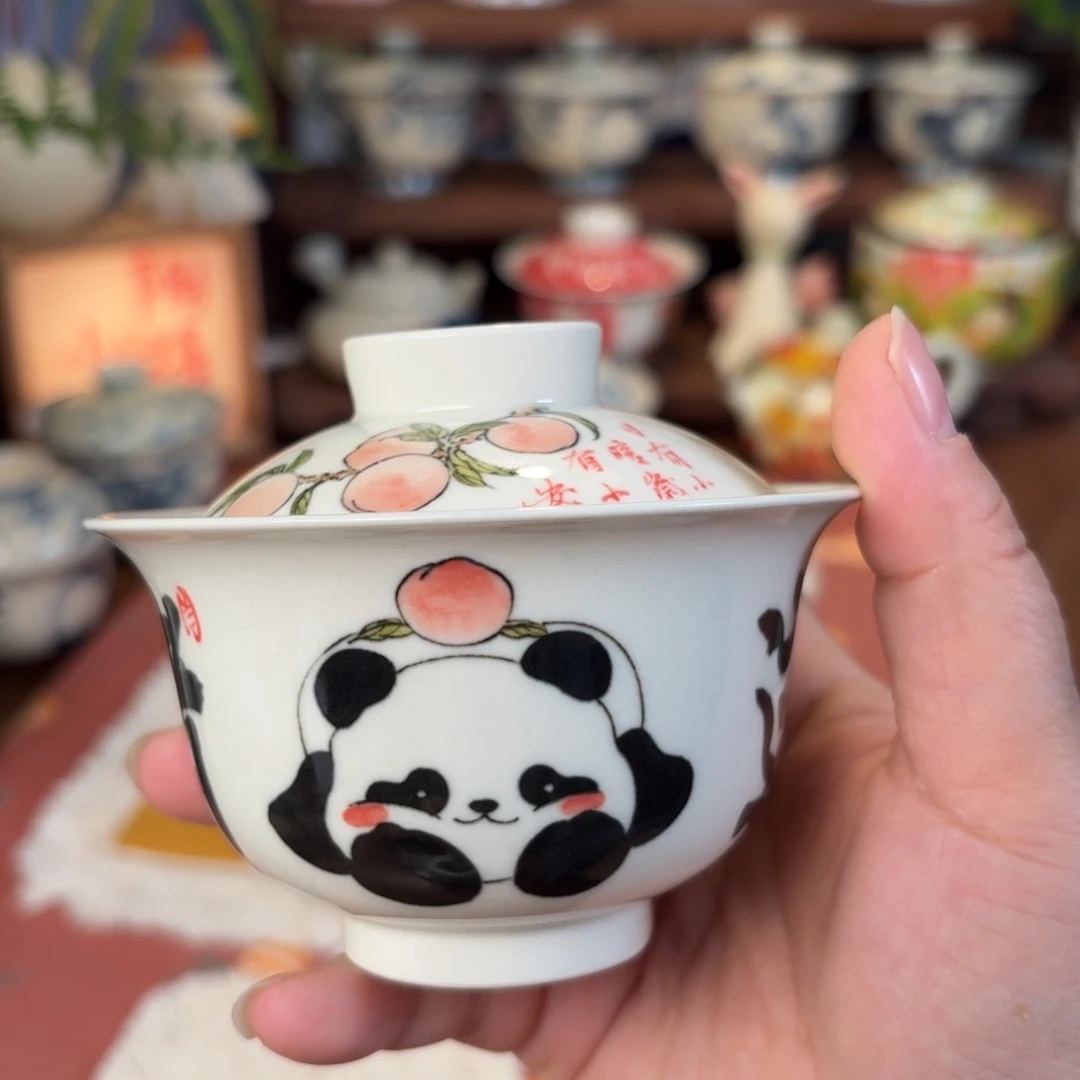陶瓷艺术作品盖碗511