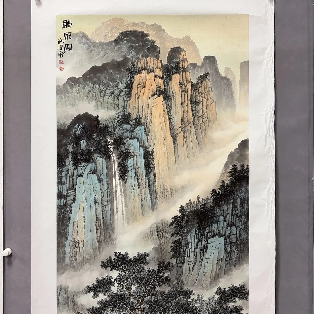 国画亲笔手绘放心去藏