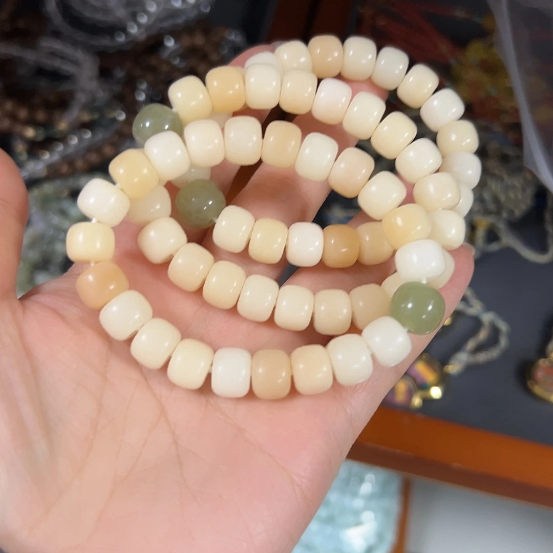 蛇纹石玉未镶嵌手链