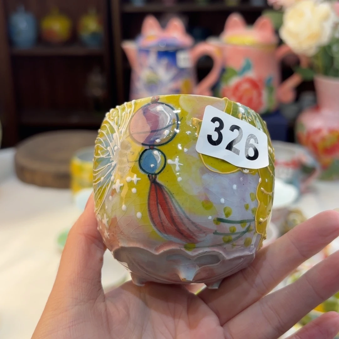 景德镇手绘高温釉下彩陶瓷茶具