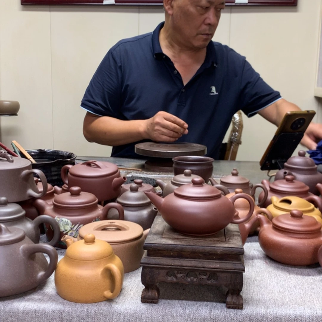 茶壶紫泥水平150 C半手工制作
