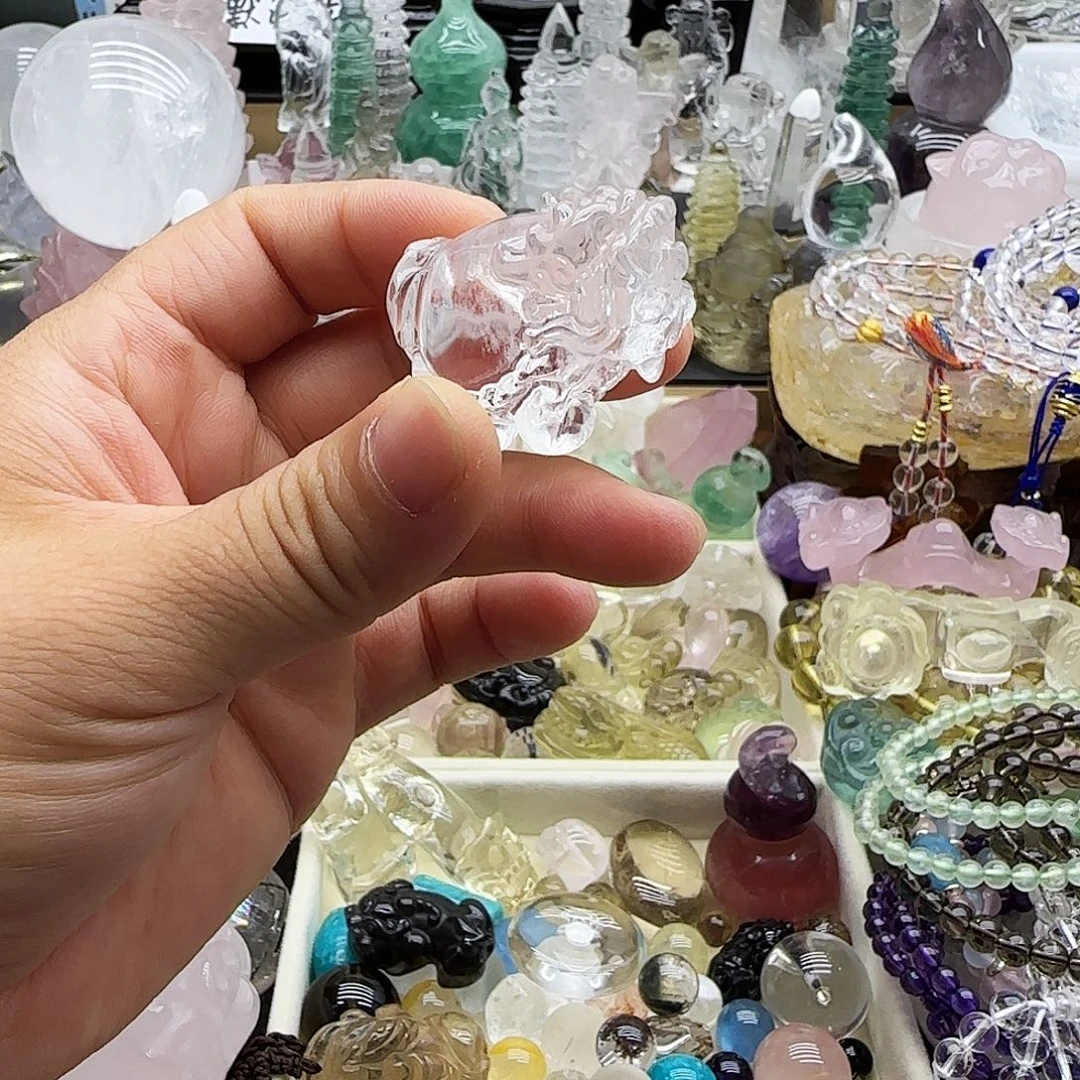 未镶嵌车挂水晶摆件