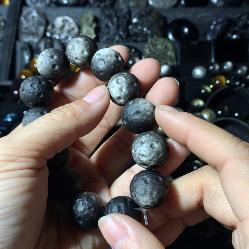 【闪购商品】黑曜岩手串未镶嵌用****5