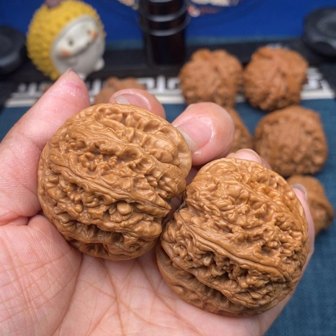 文玩核桃把件42 尺 全品 大粗筋