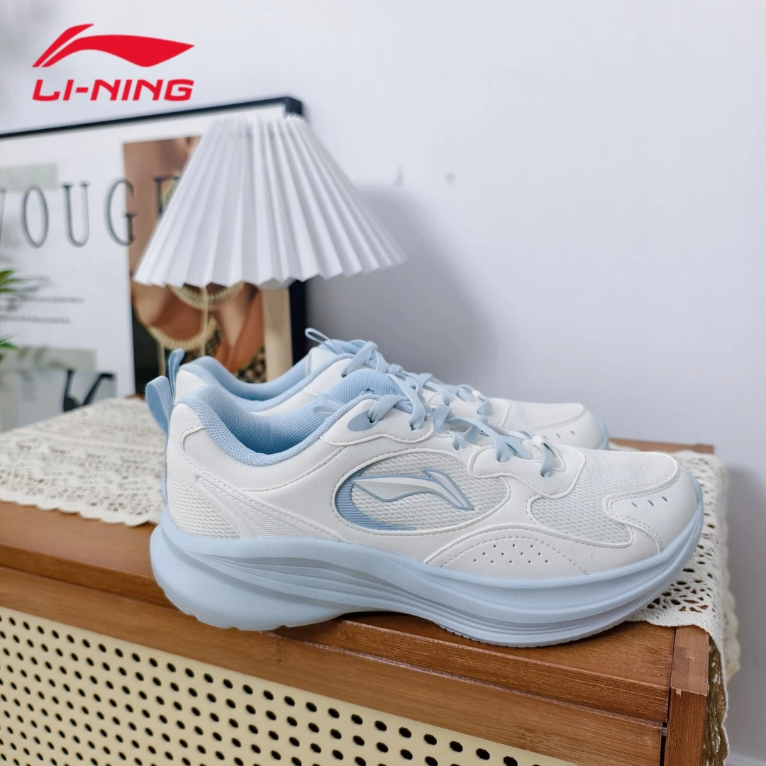 李宁轻风v2女鞋跑鞋2025新款网面透气轻便休闲鞋正品减震运动鞋