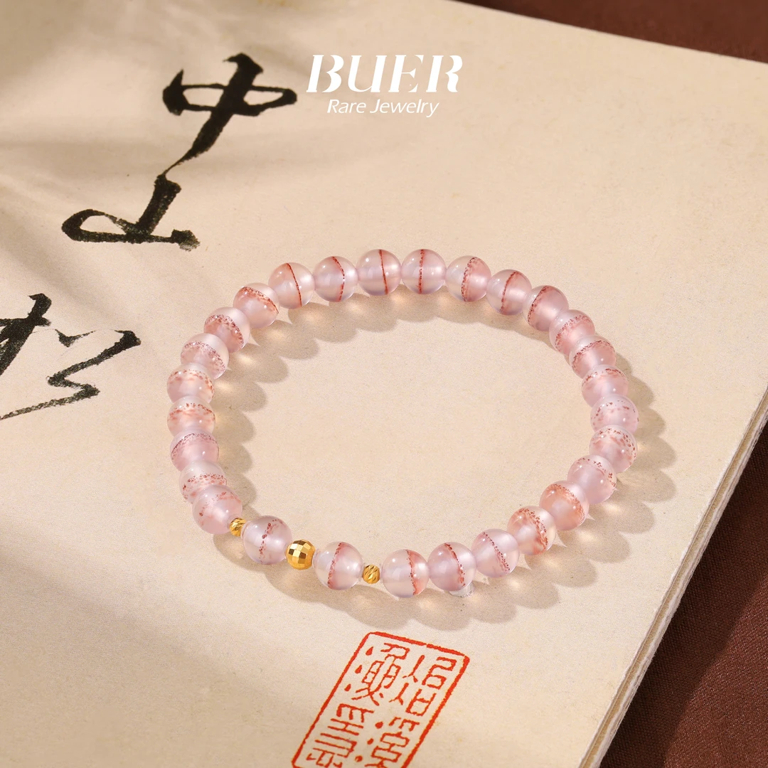 【不二】一线珠珠18K金DIY手串6mm±（多样性发）