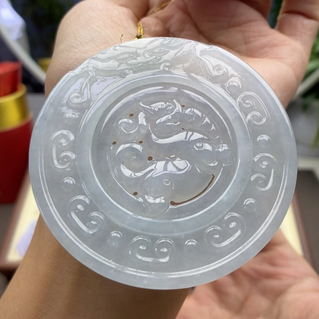 翡翠未镶嵌颈饰吊坠57