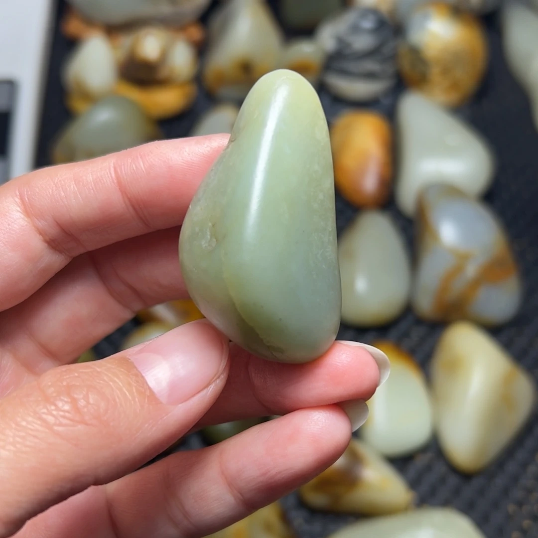 和田玉未镶嵌挂件73