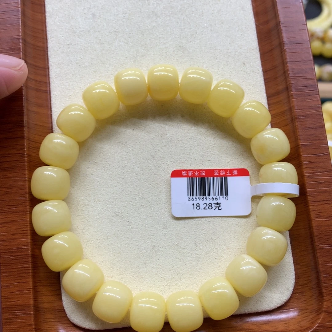 蜜蜡未镶嵌手链蜜蜡