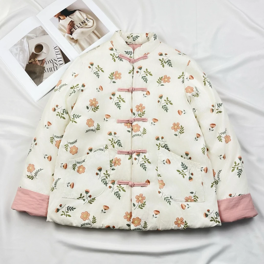 纯棉花外套贴身小棉袄 女修身夹棉棉衣 女士薄棉保暖内穿棉服冬装