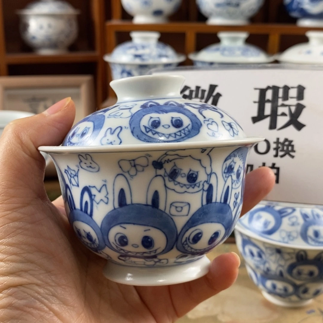 瓷片景德镇陶瓷手绘茶器242