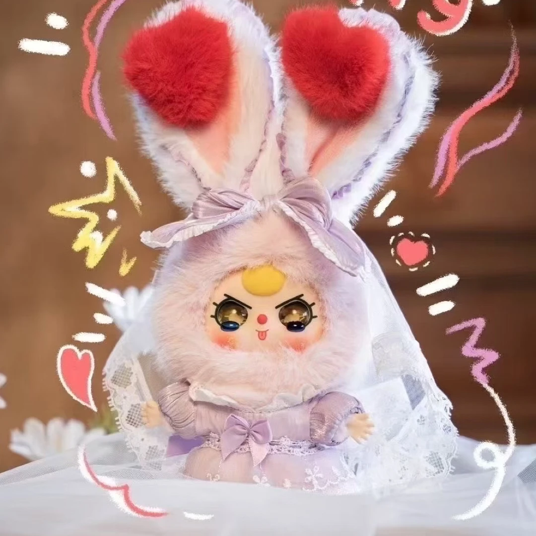 【拆盒】娃三岁Mini洛丽塔100体毛绒盲盒玩具可爱礼物