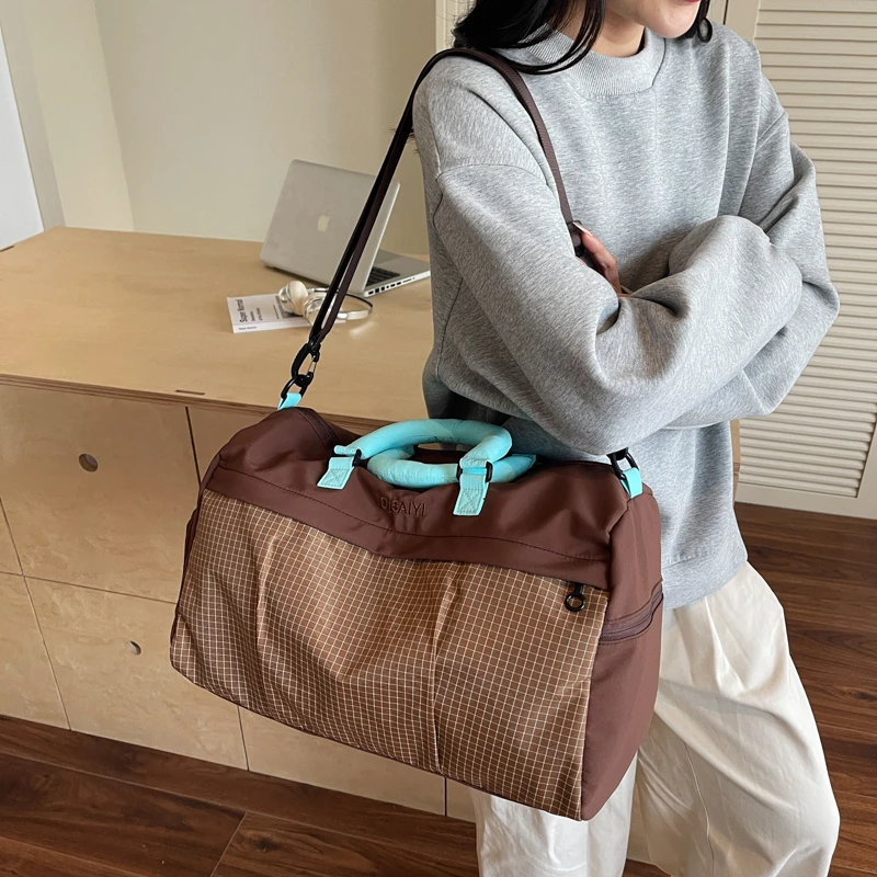 鞋仓可套拉杆箱旅行包女包手提斜挎运动健身包短途旅游收纳行李袋