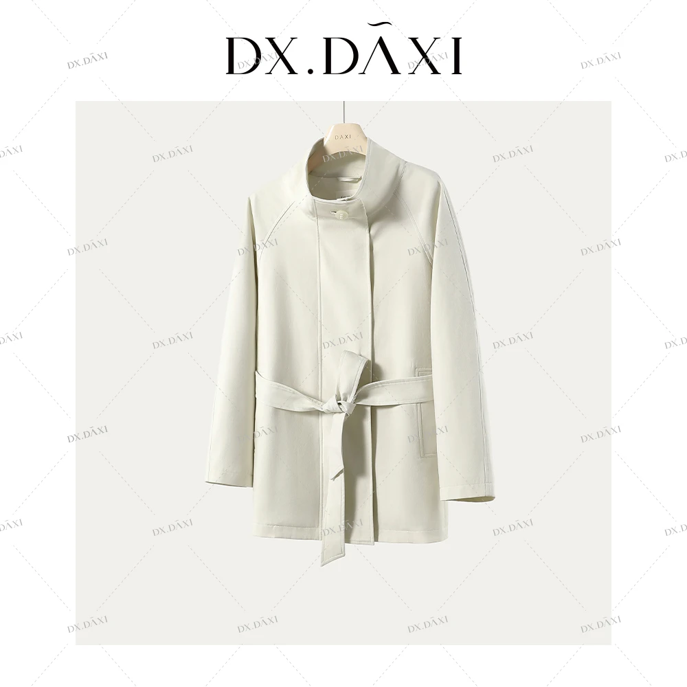代大喜【城市漫游】时尚气质感高级优雅韩系风衣2025秋季新款外套