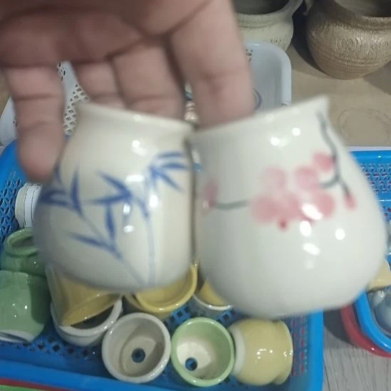 微瑕陶瓷花盆满12包邮