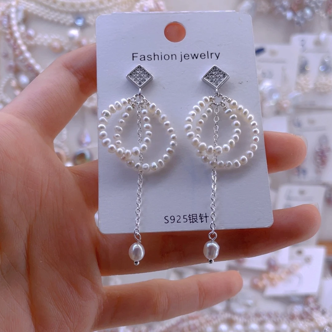 未镶嵌耳饰淡水珍珠