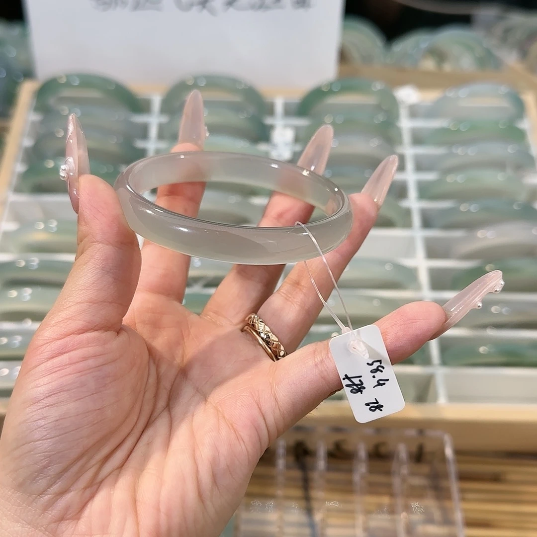 手镯玛瑙/玉髓未镶嵌圈口58.4