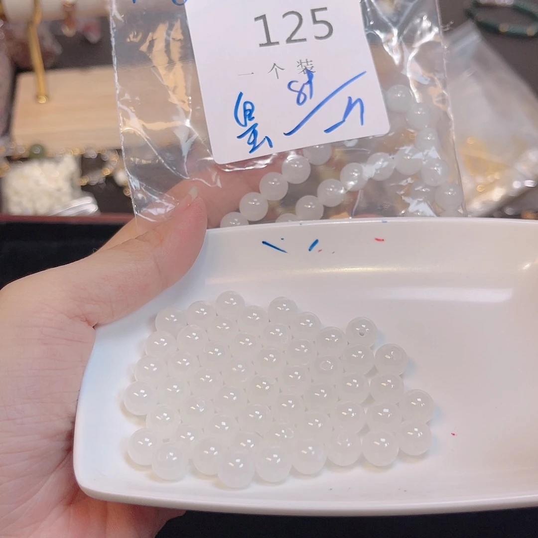 水晶珠宝半成品未镶嵌125 。