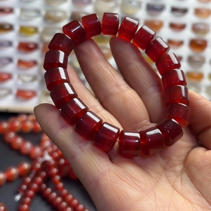 玛瑙/玉髓未镶嵌手链