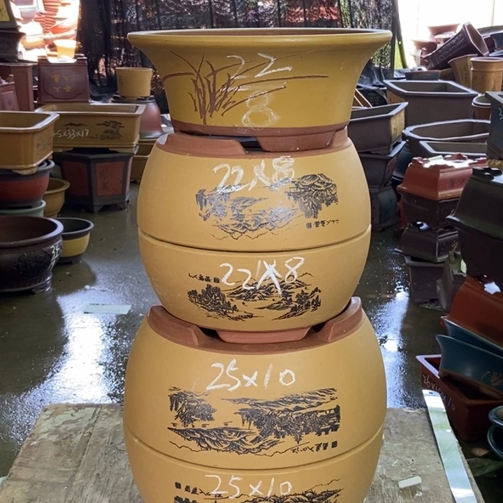 紫砂花盆紫砂紫砂
