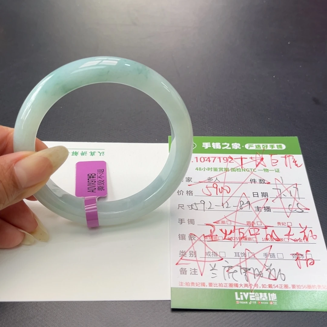 翡翠手镯未镶嵌多人