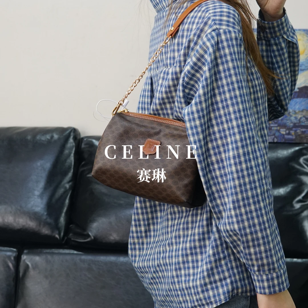 95新 Celine/思琳 老花单肩包/JJ02416804/6804