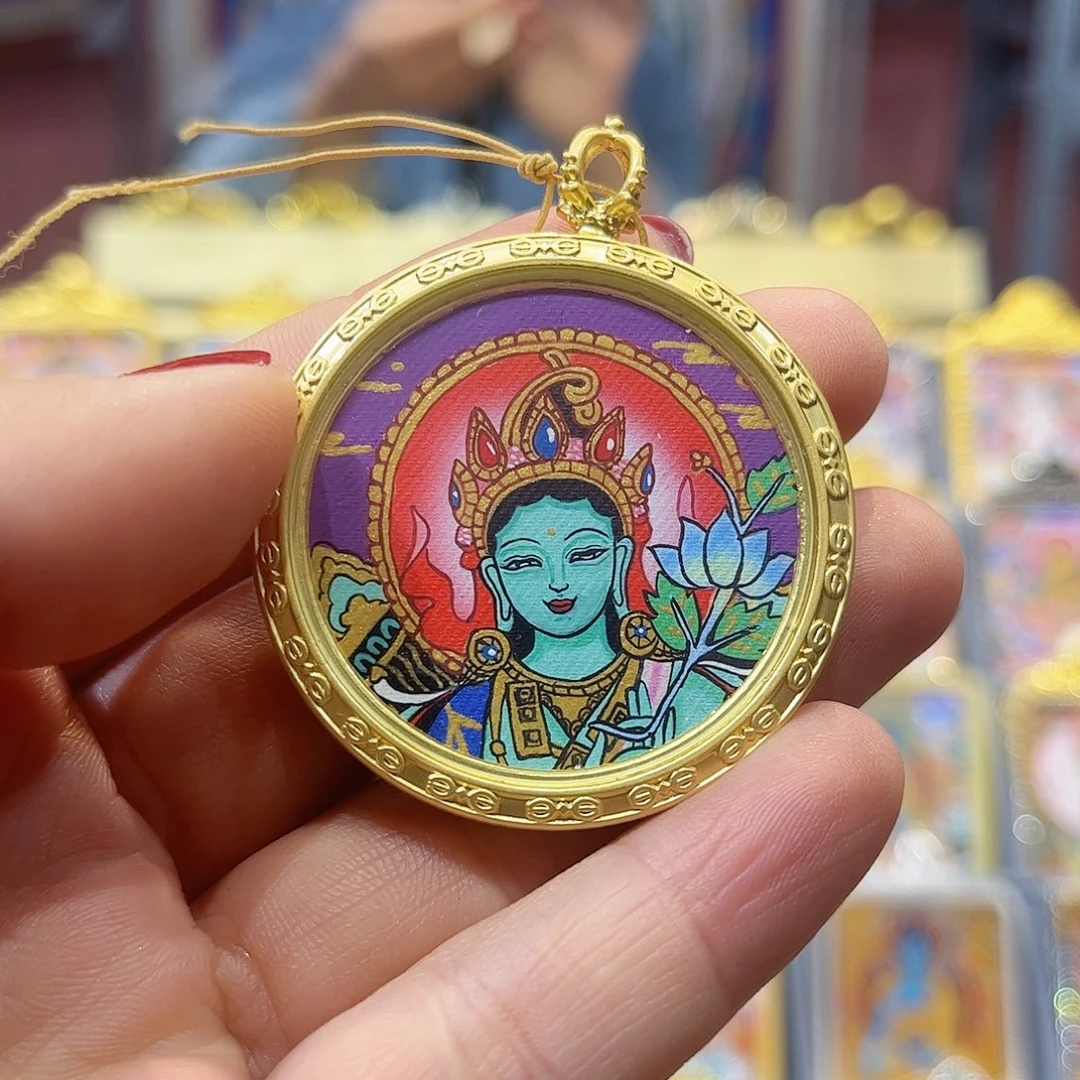 银S925热贡艺术唐卡