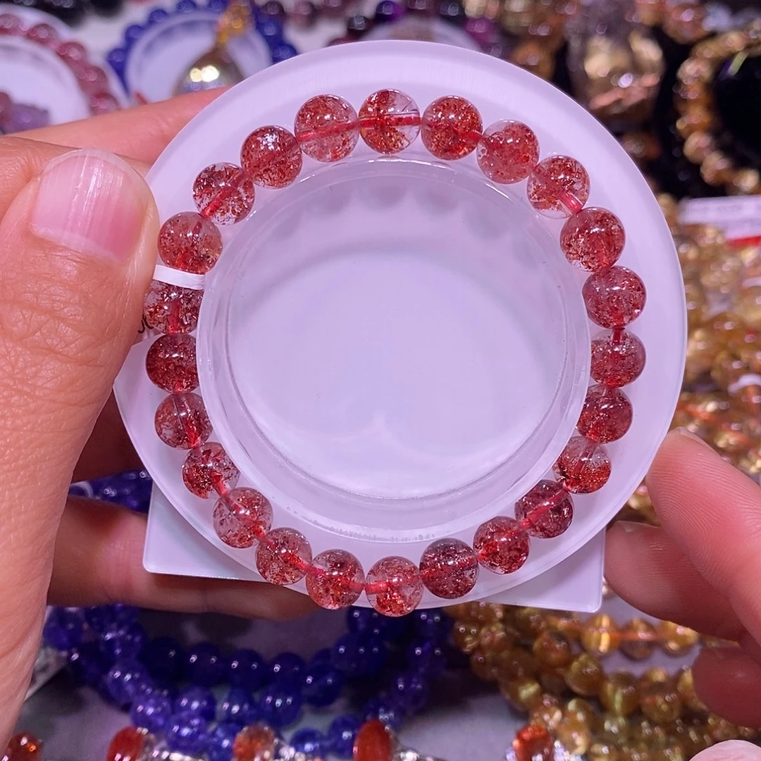 未镶嵌手链水晶金草莓8