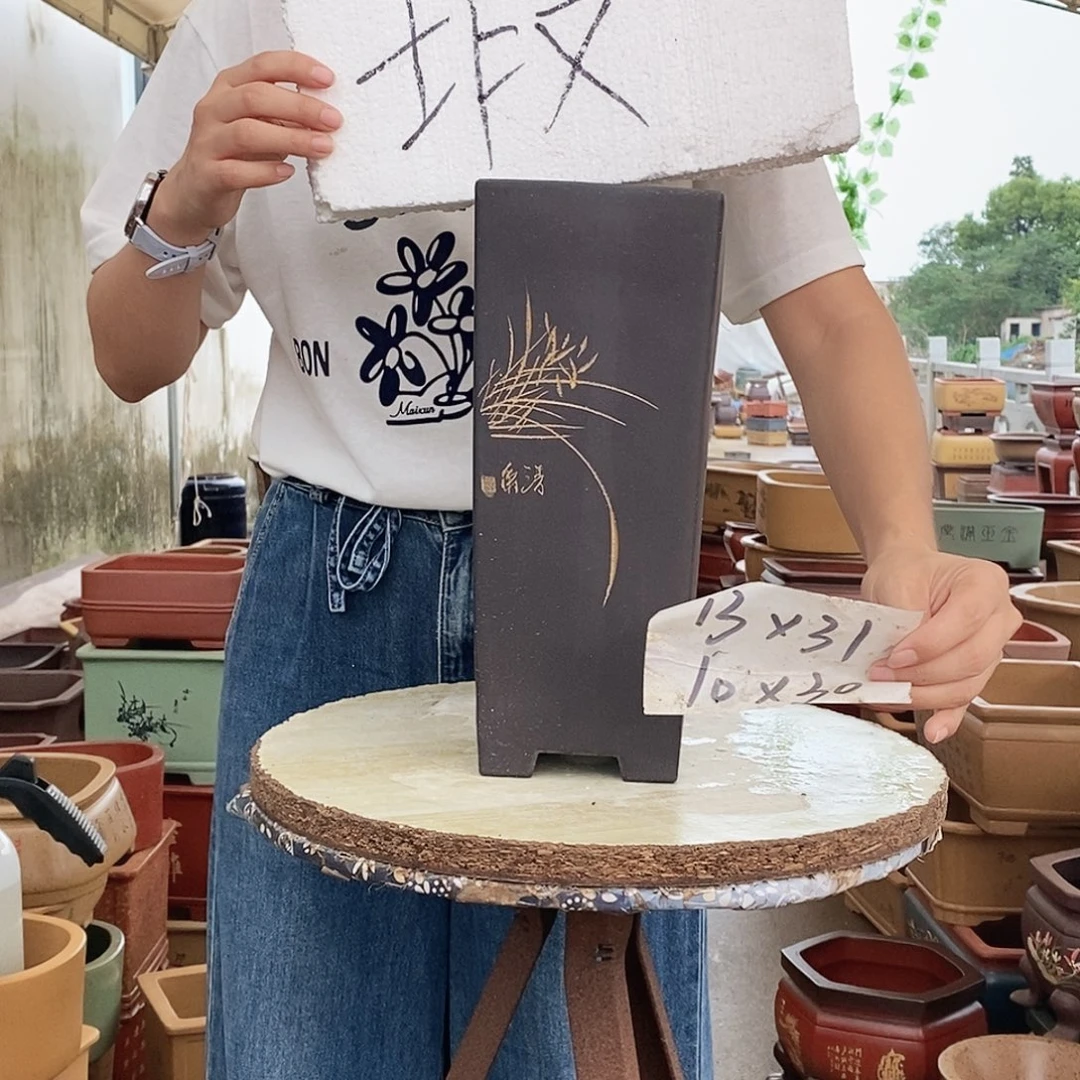 紫砂花盆紫砂花盆瑕疵