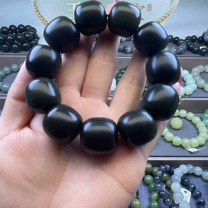 和田玉未镶嵌手链