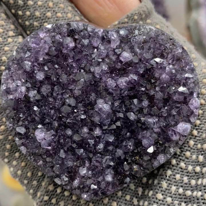 紫晶珠宝半成品未镶嵌