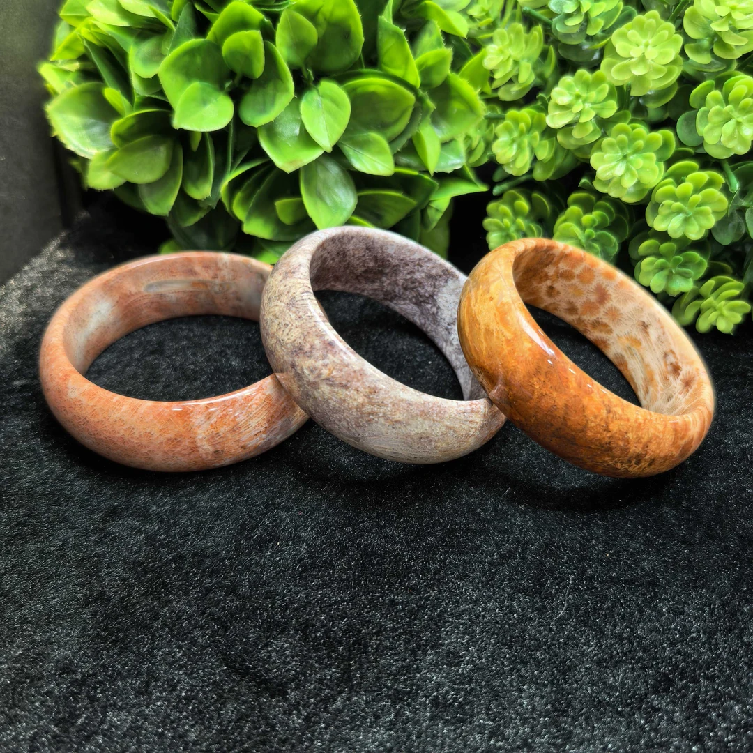 江德洋珠宝C3539红帝珊阿卡硅化玉手镯配礼盒-多样性发货只发一件