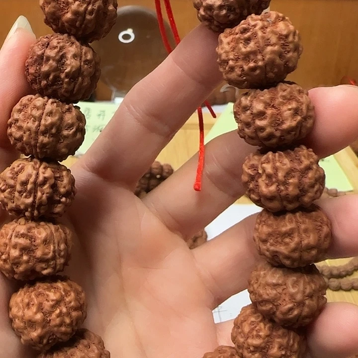 毛***^金刚菩提吊坠霸王花手持保单圈非全品