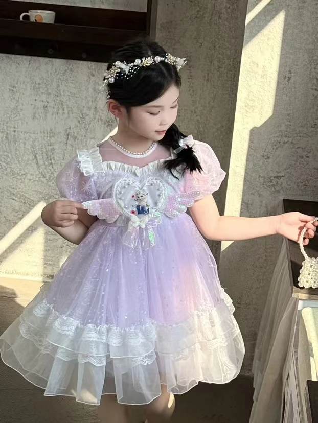 艾莎公主洛丽塔蓬蓬裙