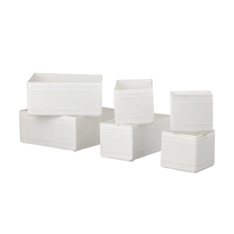 内衣收纳盒3件套6件套袜子衣服家用分格整理化妆品收纳箱衣抽屉式