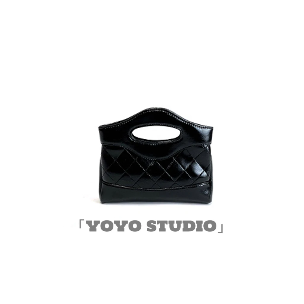 【Yoyo  Studio】百搭女士高级感单肩小托特包  GN028-黑色