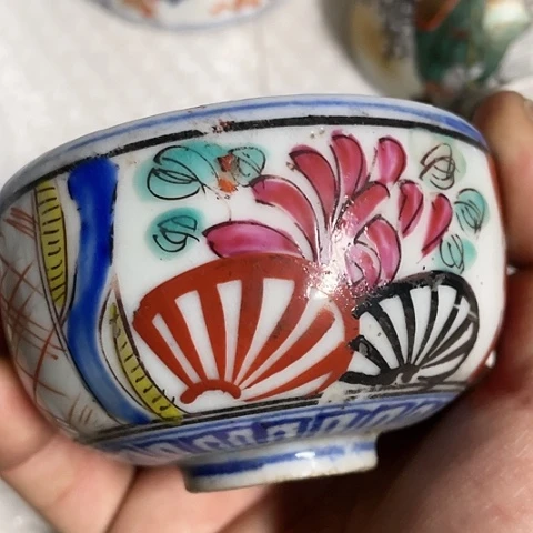 【闪购商品】碟車*?中古工艺品回流瓷器