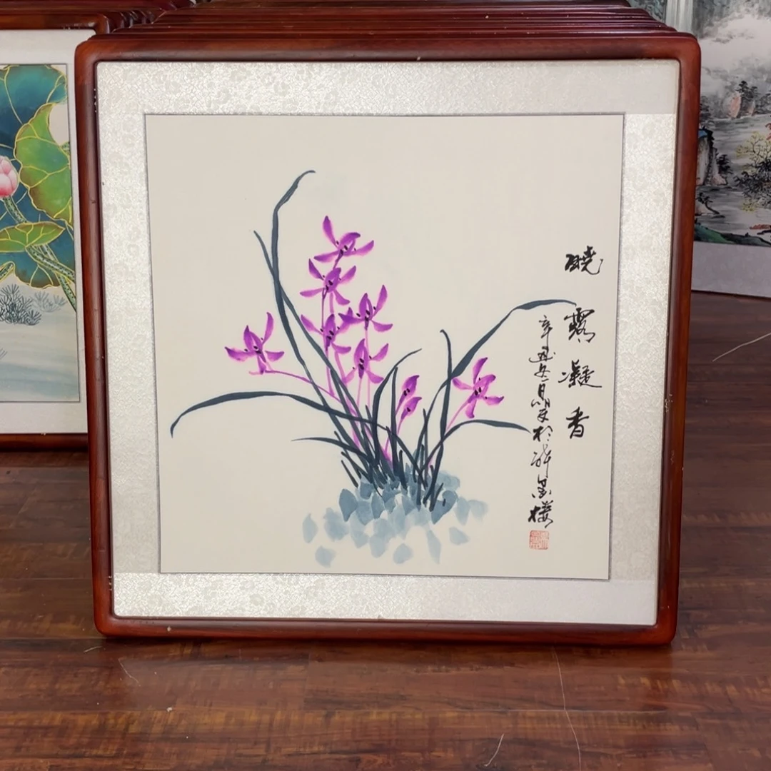 国画带框尺寸63*63厘米