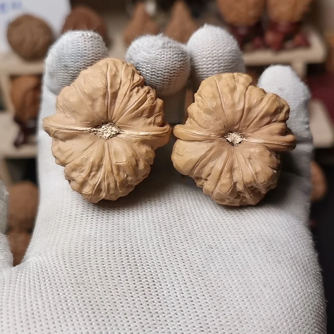 核桃文玩核桃高端小众南瓜墩全品练手对40尺