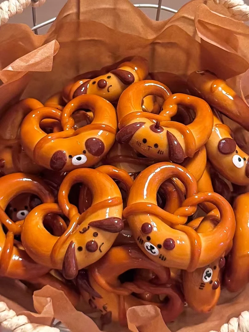 【碱水宝宝】主播代拆 NO退NO换.纯手工制作碱水面包挂件碱水面