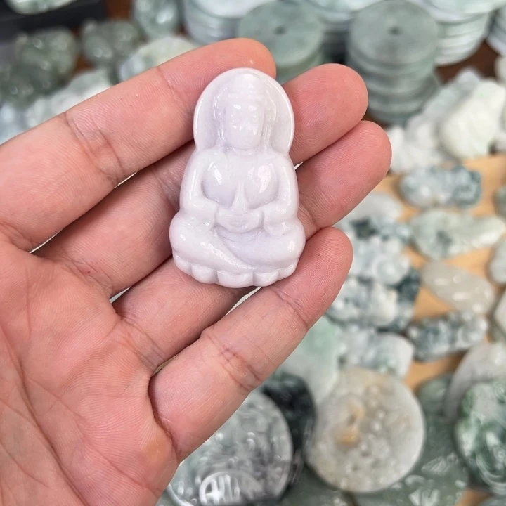 颈饰未镶嵌翡翠天然A货翡翠001