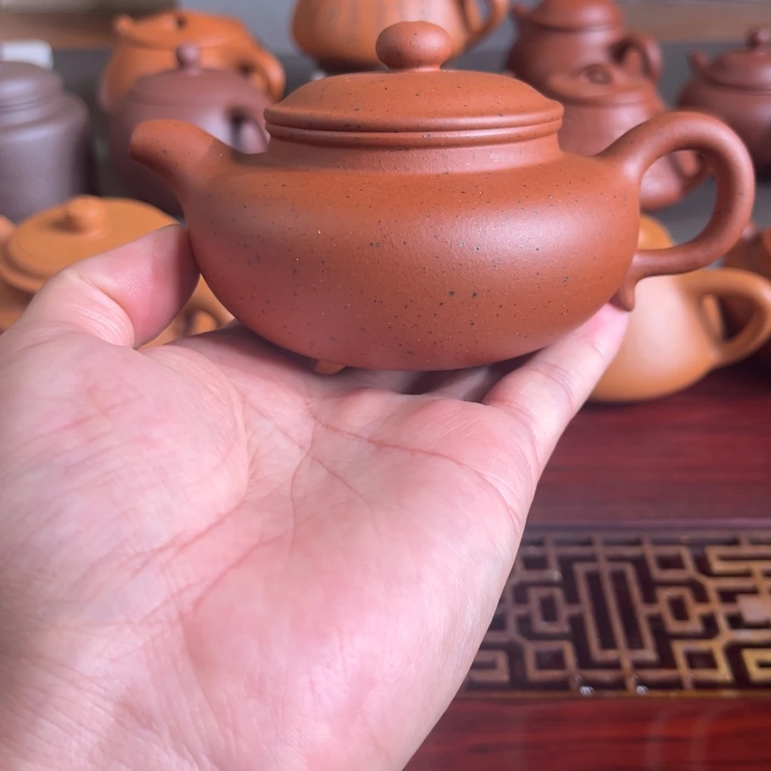茶壶紫砂半手工小红泥仿古