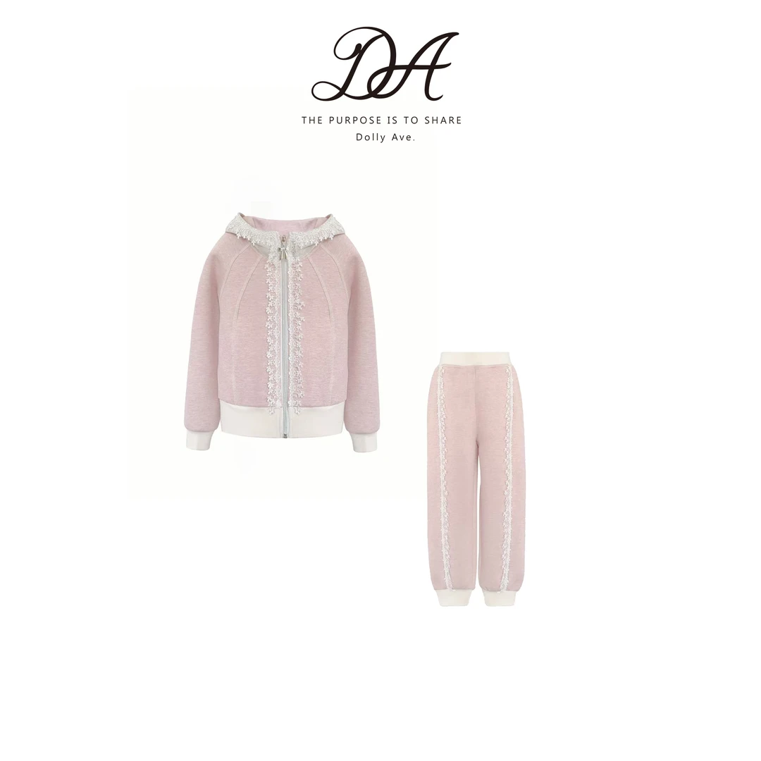 【现货】Dolly Ave「少女系列」依诺 轻奢高定花边拼接剪裁女童套装