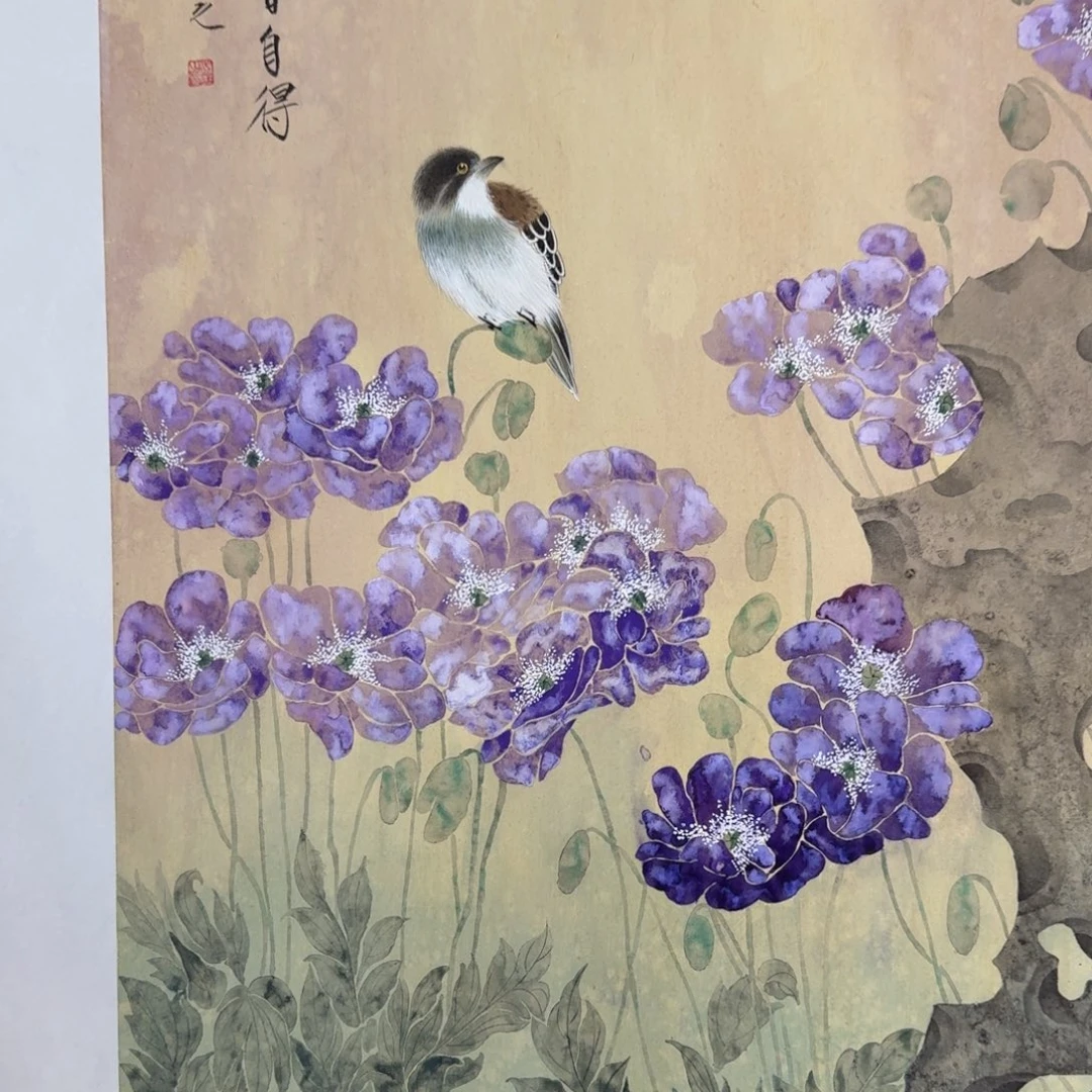 国画国画作品山水花鸟