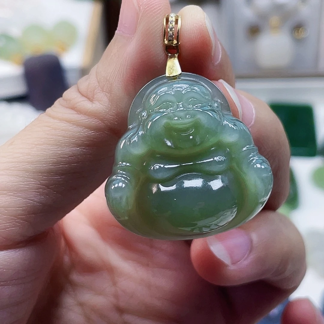 和田玉未镶嵌吊坠(不含链)